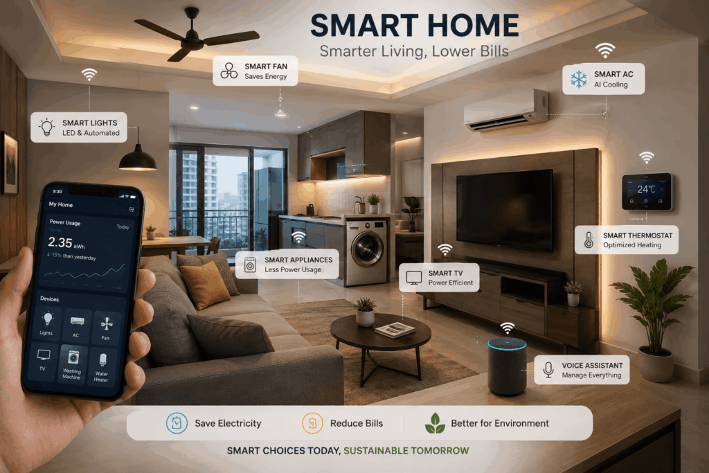 Smart Home Technology Smart Home Devices That Save Electricity in India