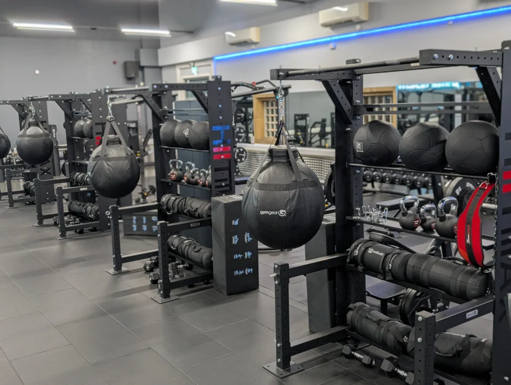 Modern strength training equipment at the Best Gym in Yamunanagar