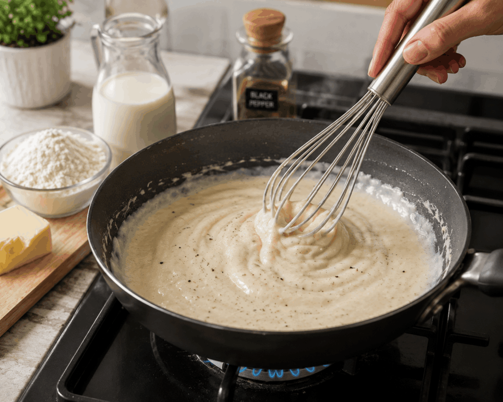 Creamy white sauce